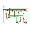 Successive Approximation Type 4bit ADCの回路図