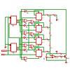 Successive Approximation Type 4bit ADCの回路図