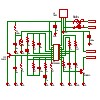 焦電型赤外線検出基板の回路図