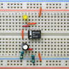 電池１本でＬＥＤ点灯(LM3909版)の写真