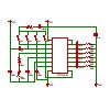 ６ＬＥＤフラッシャーの回路図