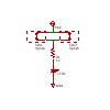 傾けるとLED点灯の回路図