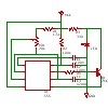 LED PWM 555の回路図