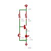 SWを押すとLED消灯の回路図