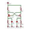 AstableMultiVibratorの回路図