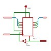 Decimal 2-digit Programmable Dividerの回路図