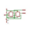 Asynchronous Quaternary Counterの回路図