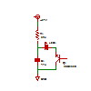 Saw Wave Generator 1Tr-LEDの回路図