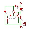 電子メトロノームの回路図