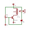 電子メトロノームの回路図